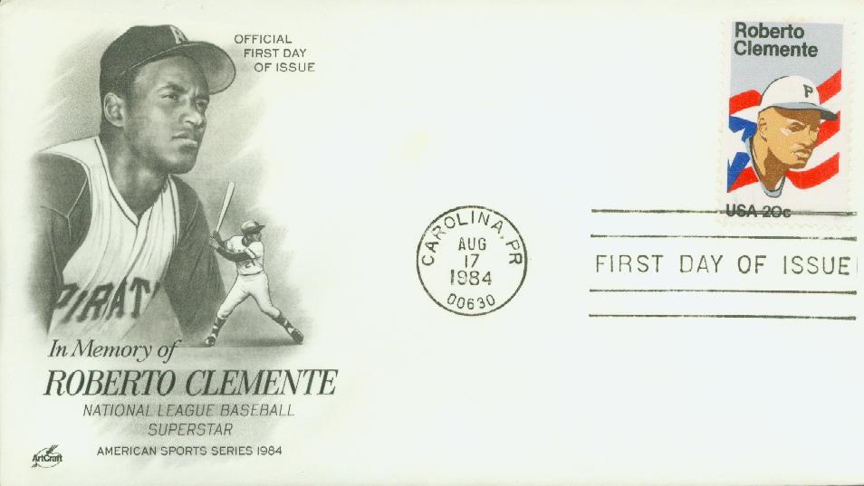 TEN 20c Roberto Clemente Stamp Unused US Postage Stamps 