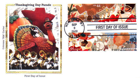 2009 44c Thanksgiving Day Parade, Sheet of 20 Scott 4417-20 Mint F/VF NH |  United States, General Issue Stamp