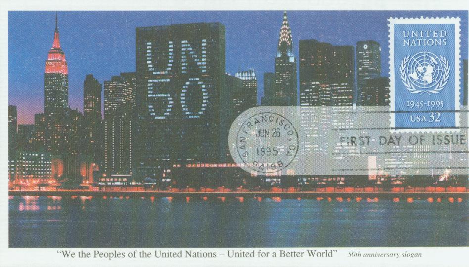 UNYS1958 - 1958 United Nations New York Year Set - Mystic Stamp Company