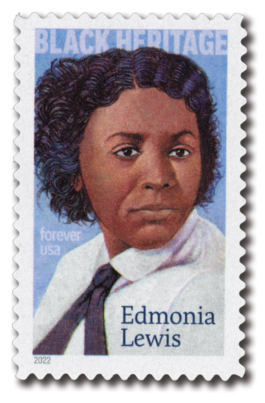 5663 2022 FirstClass Forever Stamp Edmonia Lewis Mystic Stamp Company