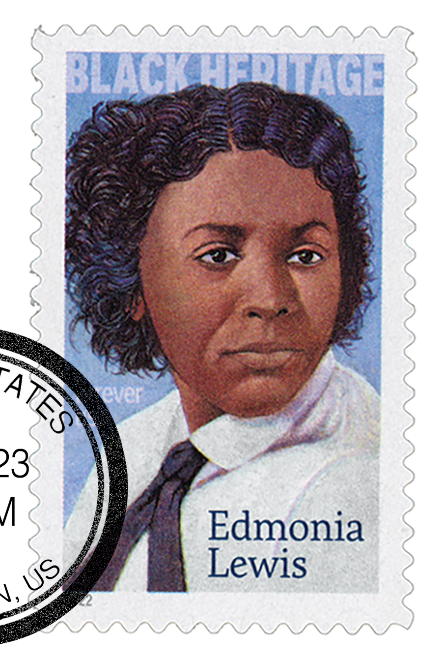 5663 2022 FirstClass Forever Stamp Edmonia Lewis Mystic Stamp Company