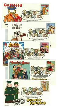 2010 44c Sunday Funnies, Strip of 5 Scott 4467-71 Mint F/VF NH | United  States, General Issue Stamp