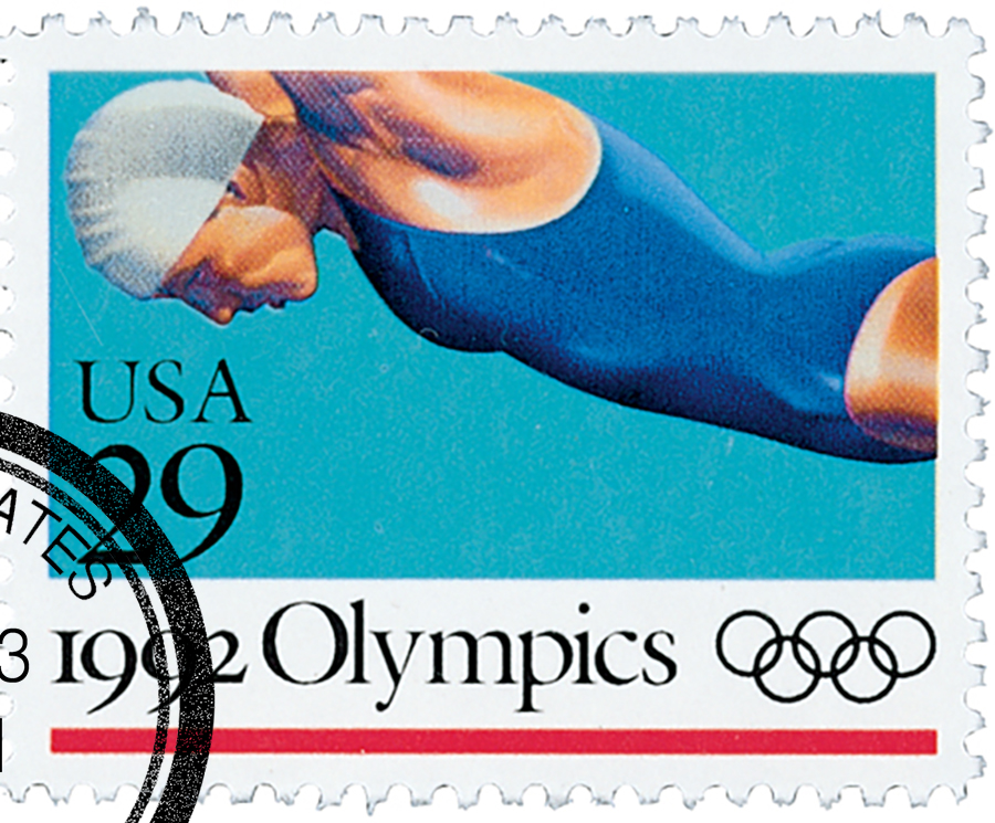 2641 - 1992 29c Summer Olympics: Swimming - Mystic Stamp Company