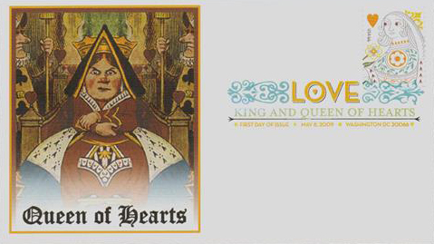 4405 - 2009 44c Love Series: Queen of Hearts - Mystic Stamp Company