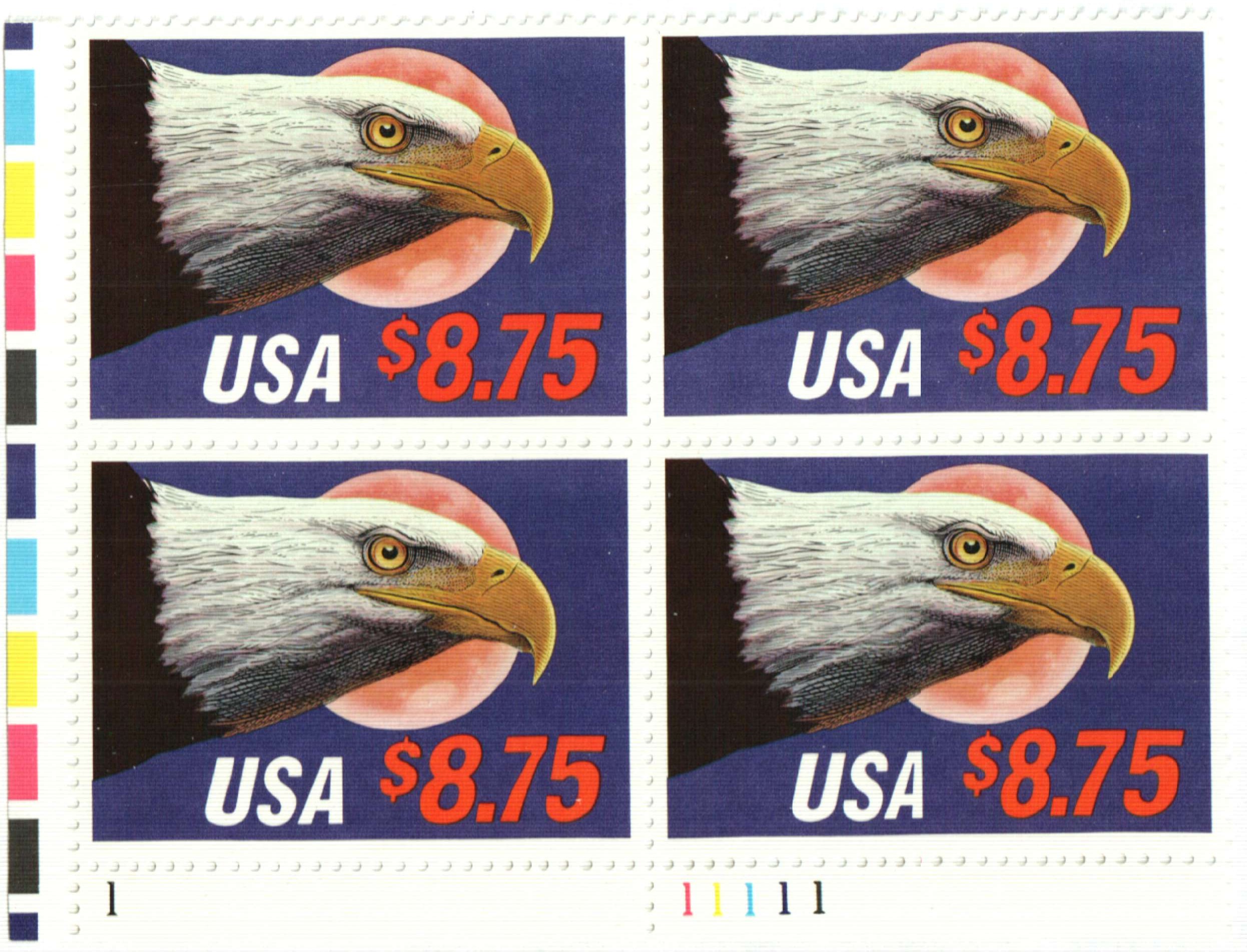 2542 - 1991 $14.00 Eagle, International Express Mail - Mystic Stamp Company