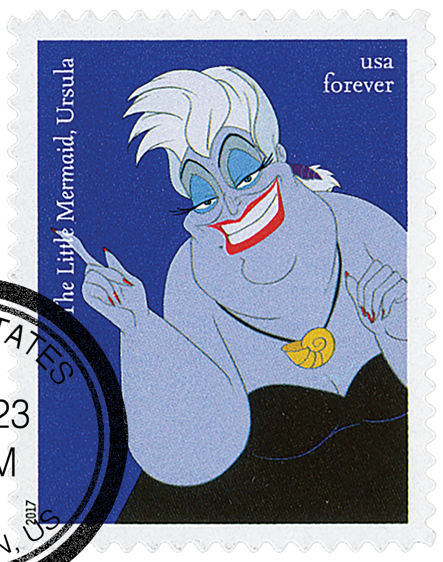 5213-22 - 2017 First-Class Forever Stamp - Disney Villains