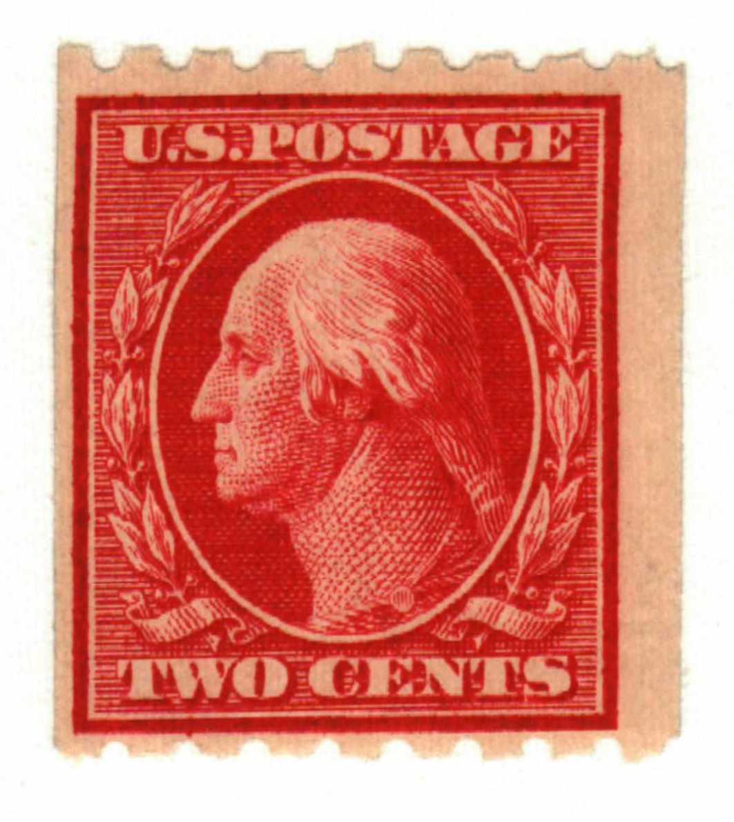 352-56 - Compete Set, 1909 Coil Stamps Perforated Vertically