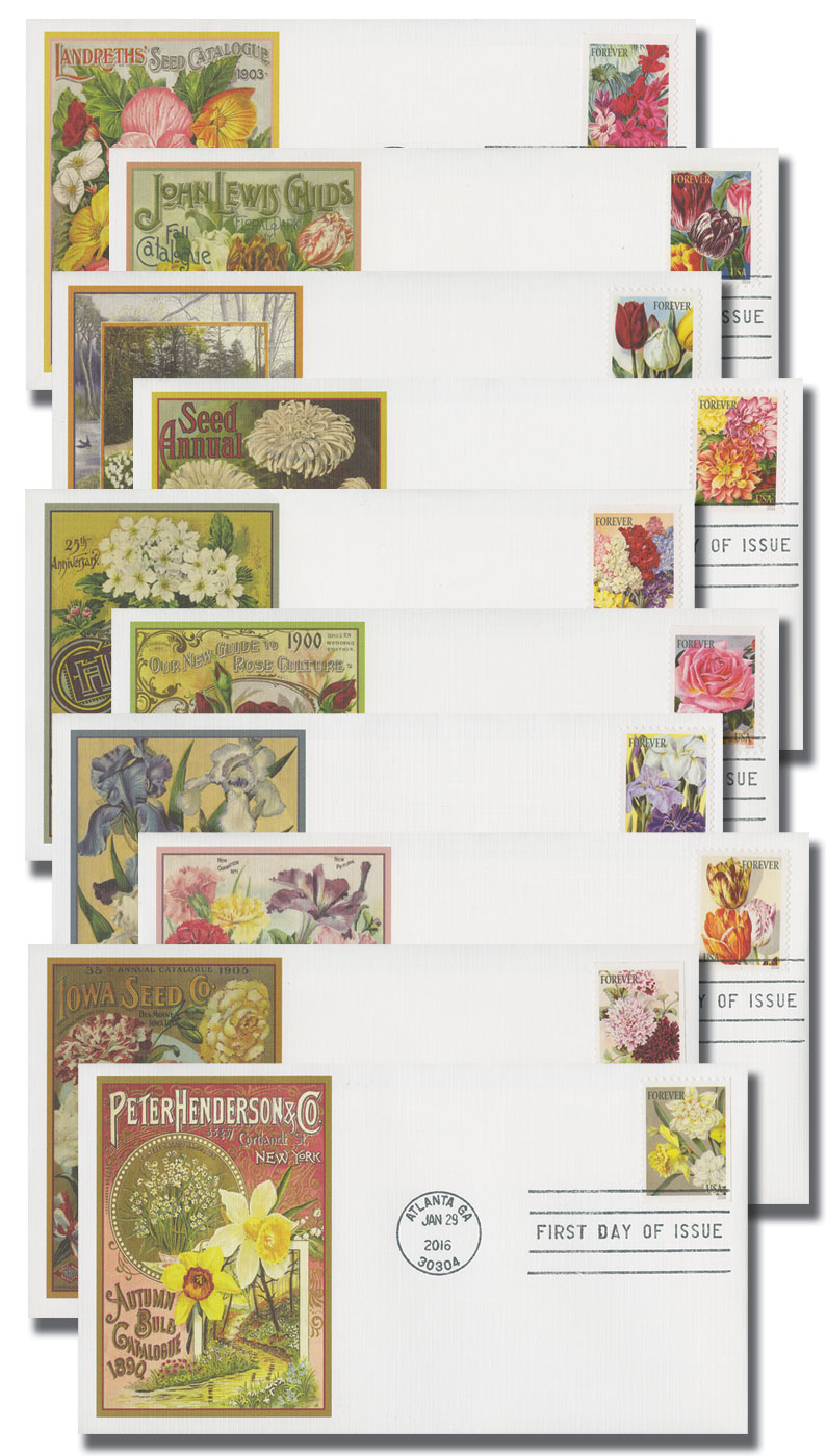 BOOKLET of 20 USPS Botanical Art Self-Adhesive Forever Stamps 1x SHEET 1x  PANE