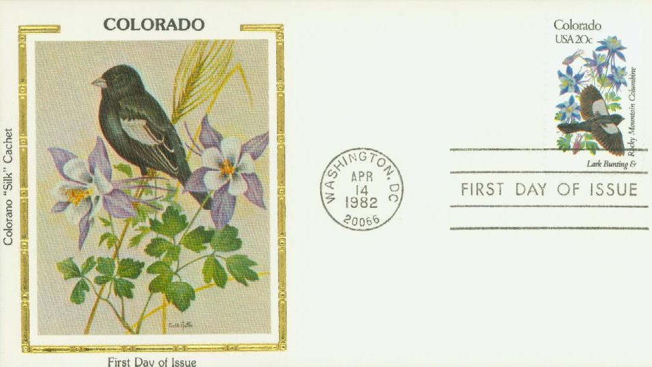 20c Ohio State Bird and Flower Stamps - Pack of 5