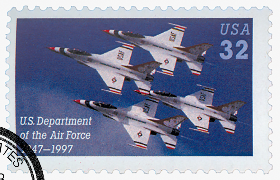 3167 - 1997 32c US Department of the Air Force - Mystic Stamp Company