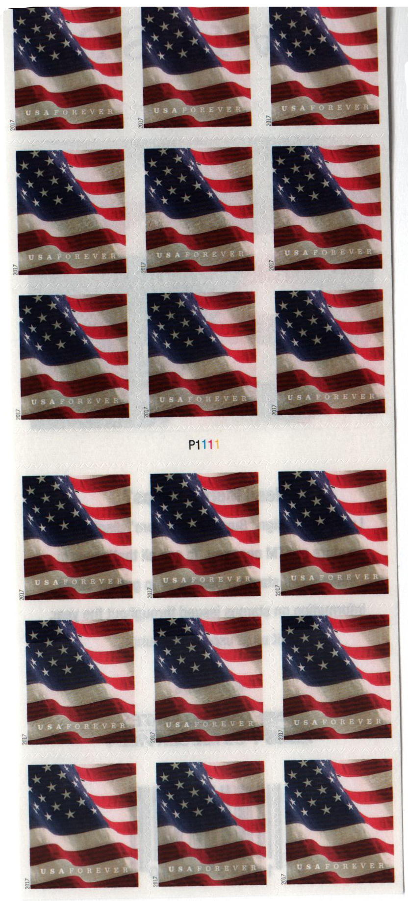 5161 - 2017 First-Class Forever Stamp - U.S. Flag (Ashton Potter