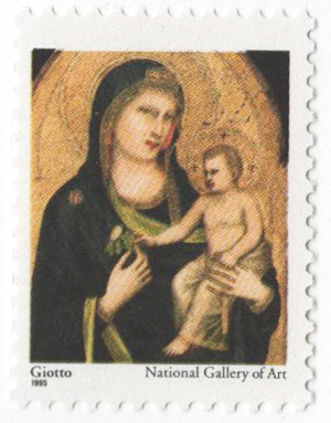 Virgin and Child Stamp