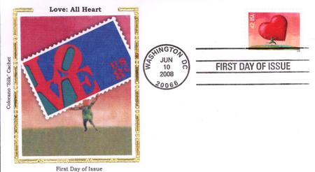 Silver Heart stamps $0.42