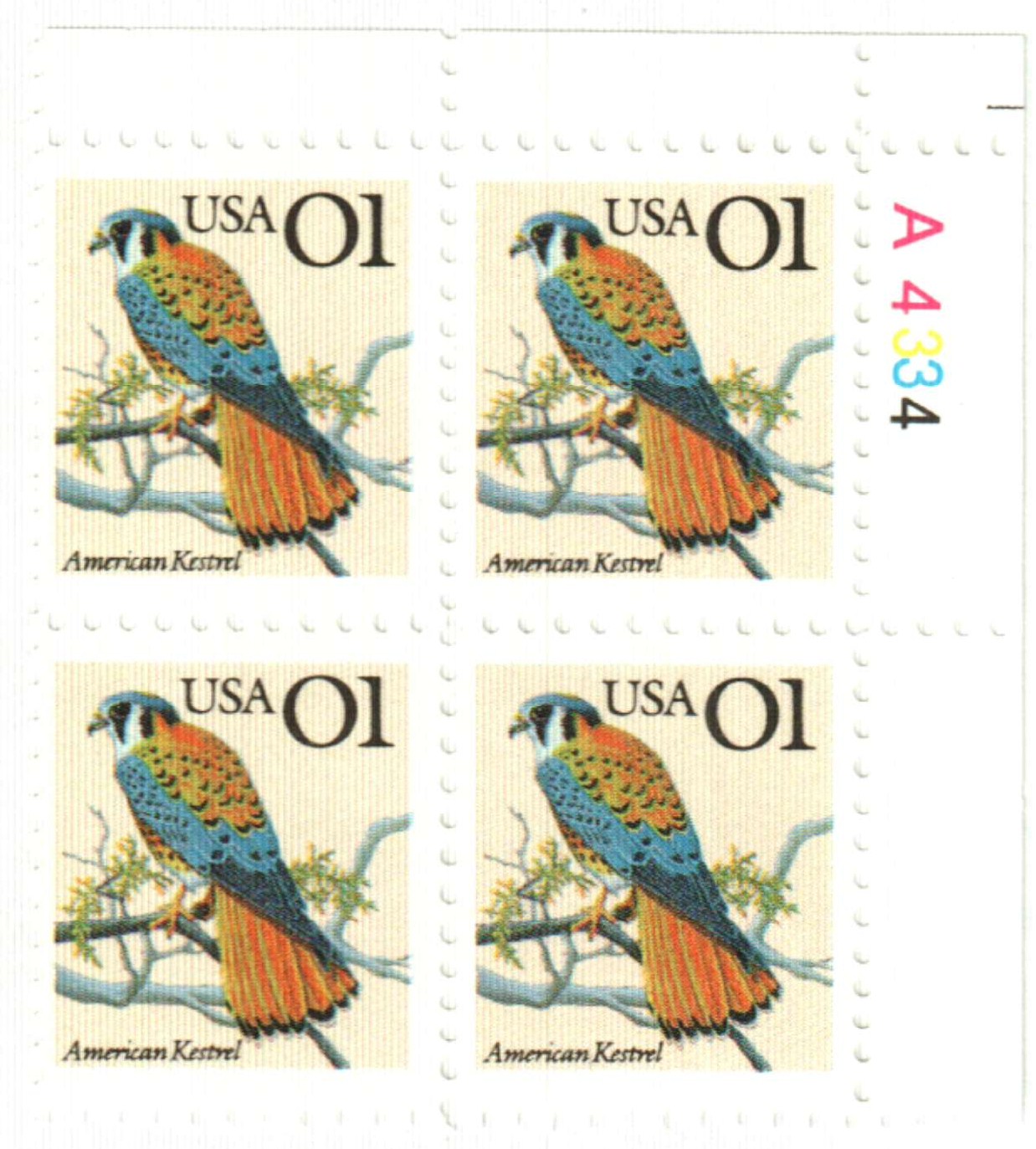 TWENTY 3c Eastern Bluebird Stamps Unused US Postage Stamps 