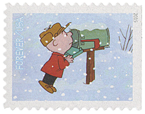 Charlie Brown Christmas Forever Stamps .. Unused US Postage Stamps