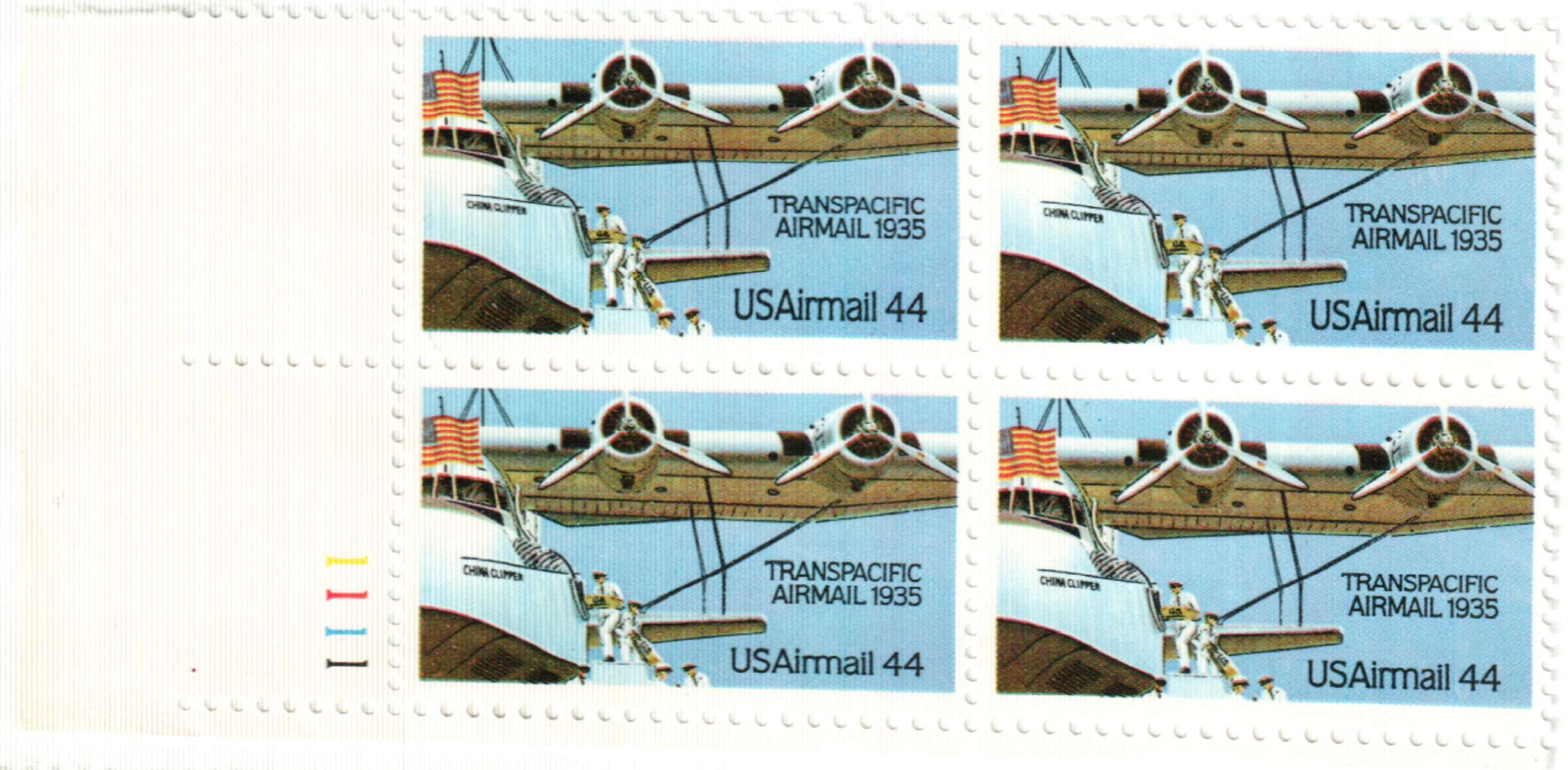 C115 - 1985 44c Transpacific - Mystic Stamp Company