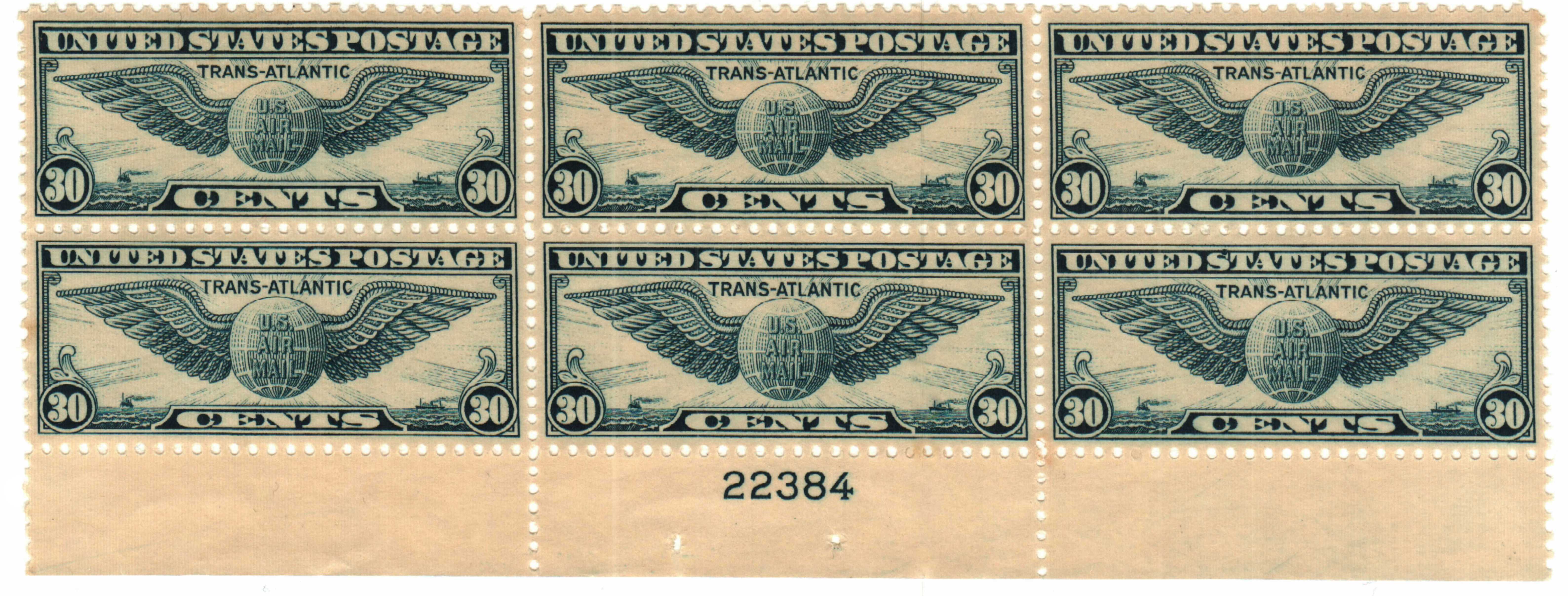 C12//C24 - 1930-39 U.S. Airmails 5v - Mystic Stamp Company