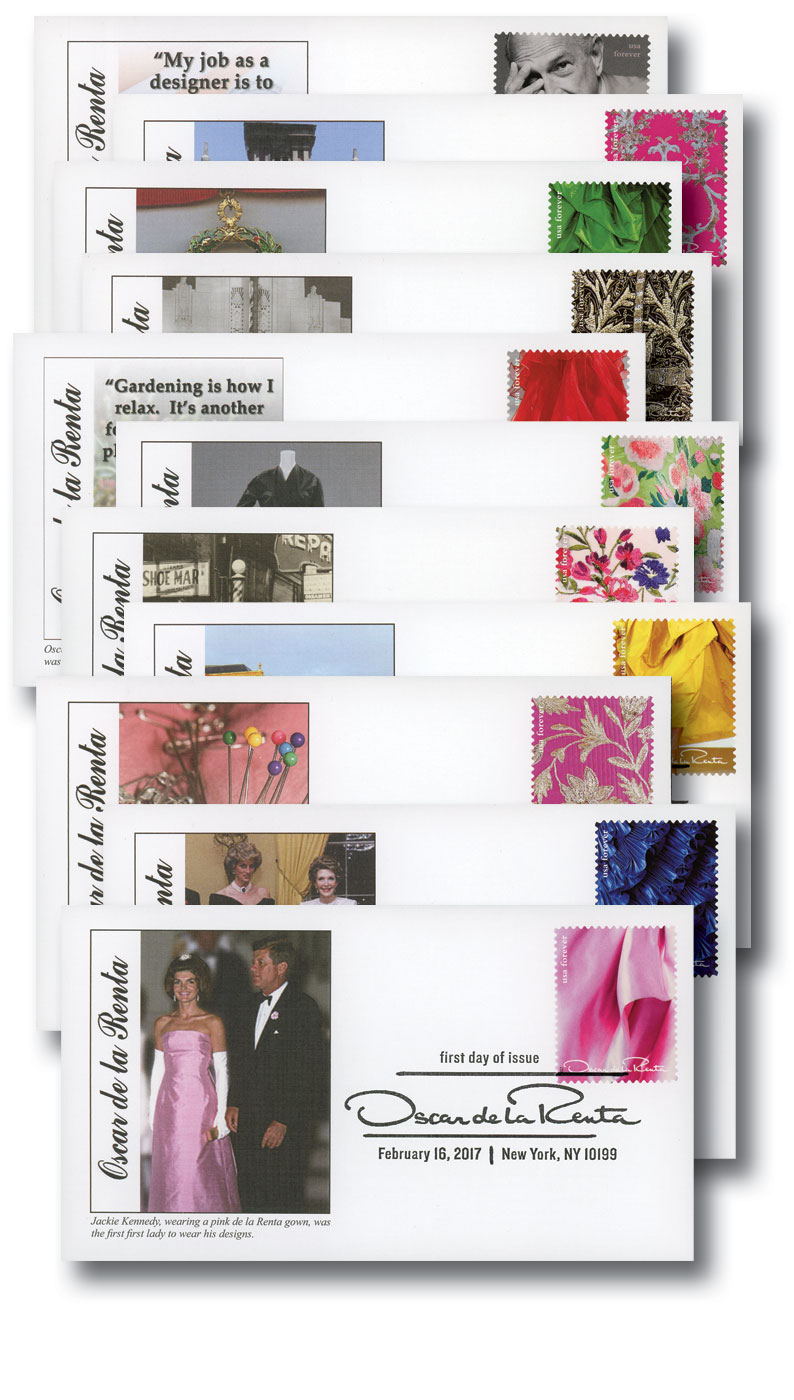Oscar De La Renta Postage Stamps 5173 - 2017 First-Class Forever Stamp - Oscar de la Renta - Mystic