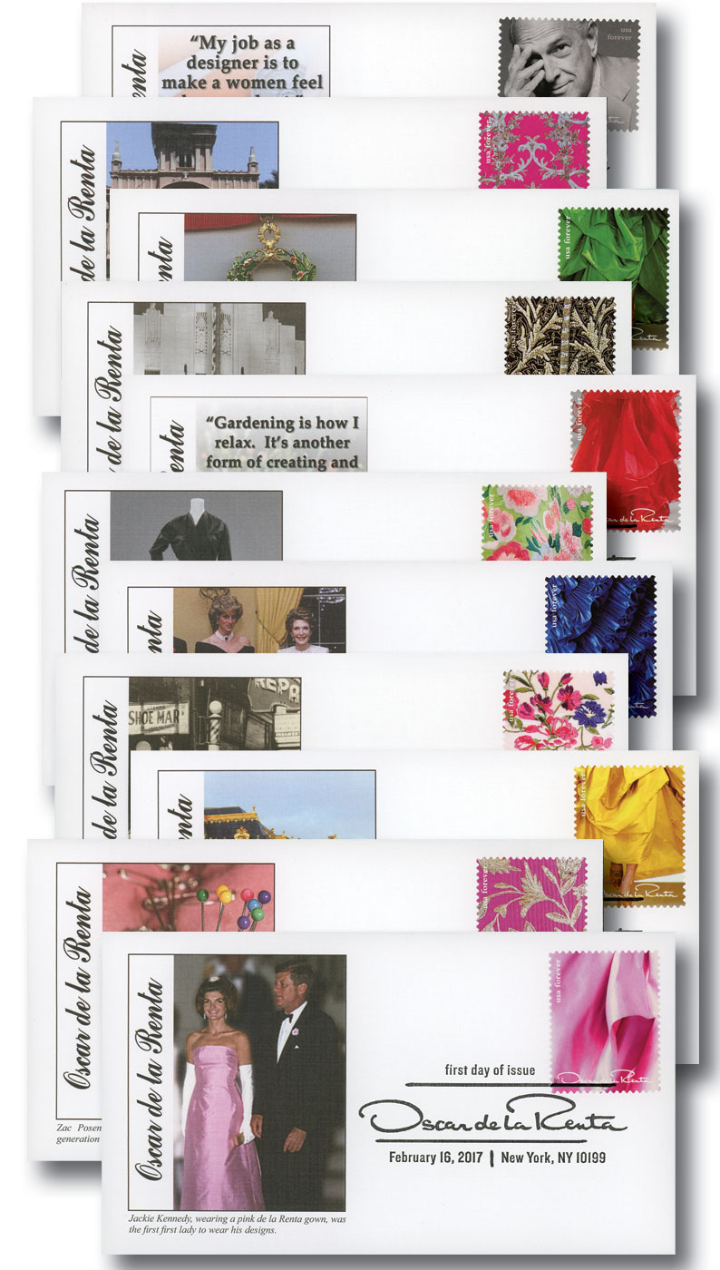 Oscar De La Renta Postage Stamps 5173 - 2017 First-Class Forever Stamp - Oscar de la Renta - Mystic