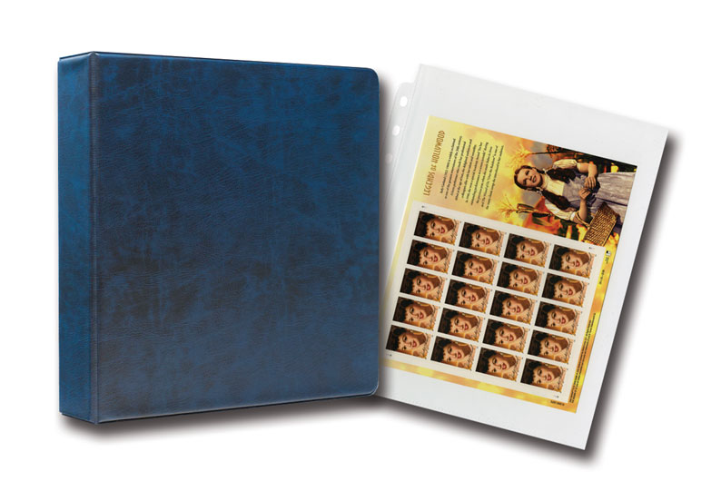 DS188 - Mystic All-Purpose 3-Ring Album 11 x 11 1/2 with 10 Clear Vario 3-Pocket  Pages - Mystic Stamp Company