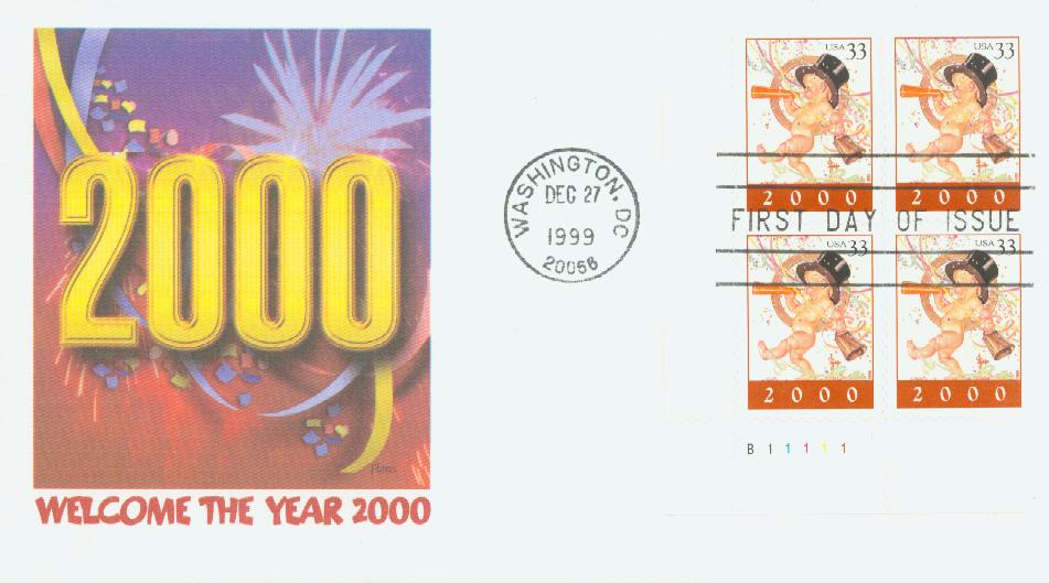 Baby New Year 2000, USPS Stamps Y2K 