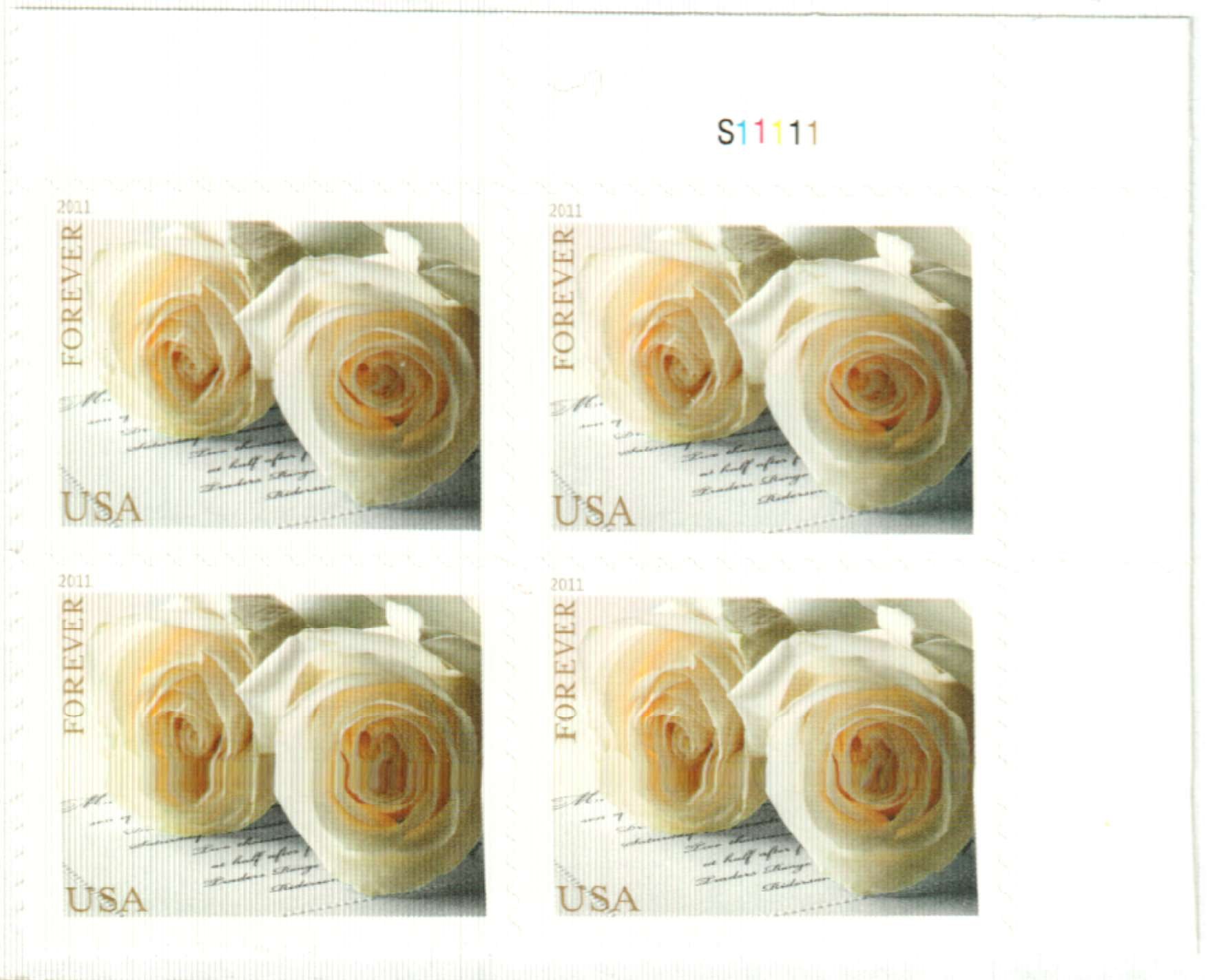 4520 / 44c Wedding Roses 2011 Fleetwood First Day Cover - First Day Covers  Online