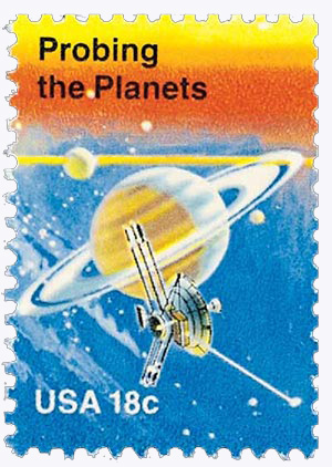 1916 - 1981 18c Space Achievement: Probing the Planets - Mystic Stamp  Company