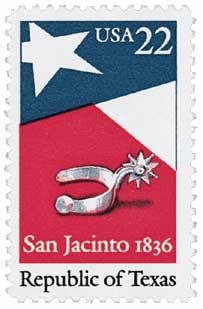 Texas Commemorative Metal Postal Stamp Postage 24258 State Hood Statehood