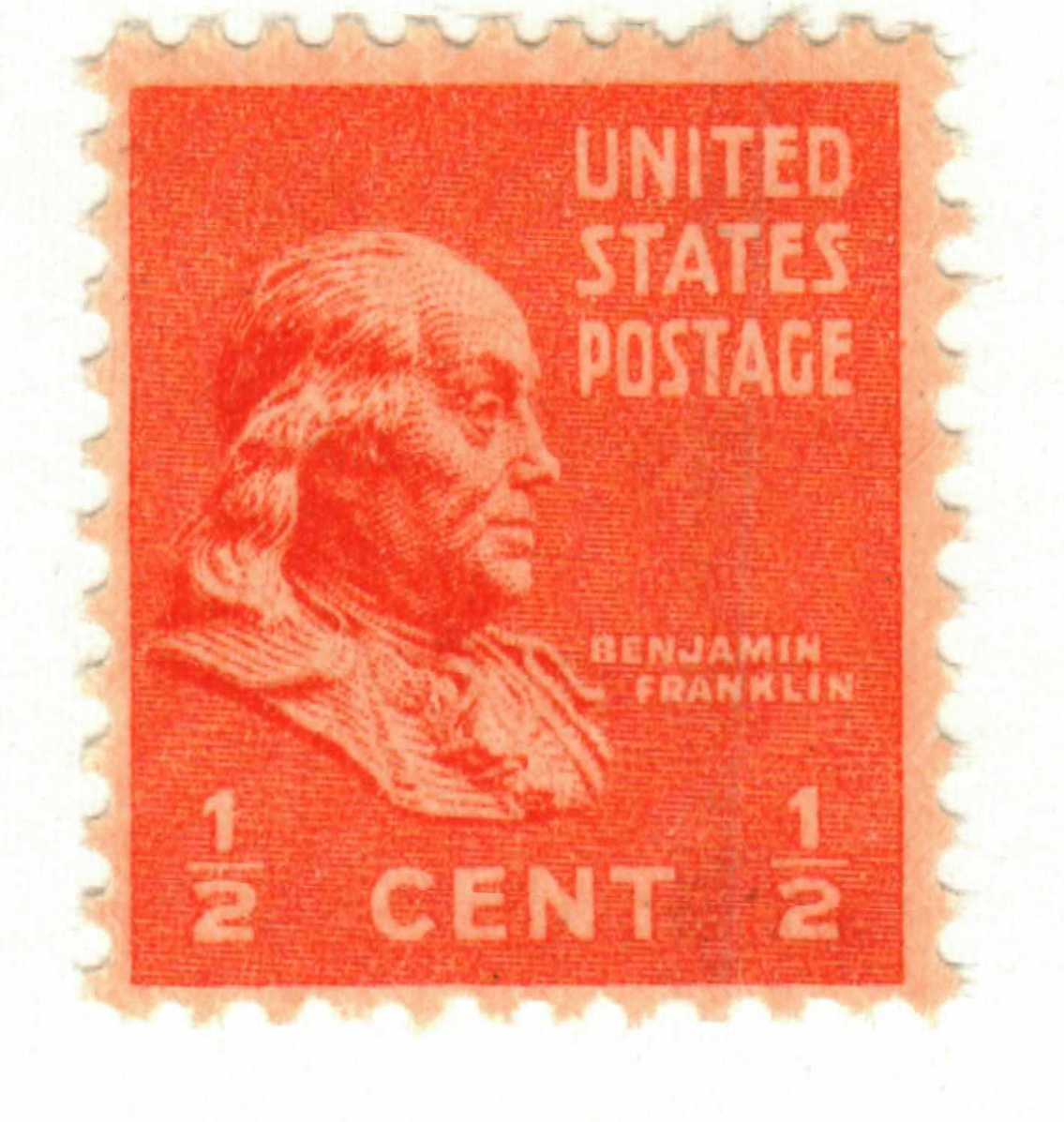 1 - 5¢ Franklin - First U.S. Postage Stamp