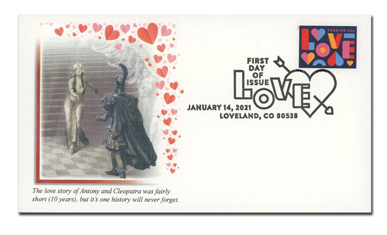 Love 2021 Forever 1st Class Postage Stamps –