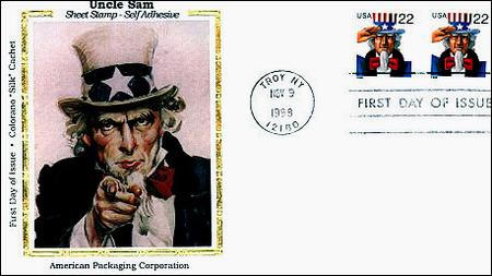 3259 - 1998 22c Uncle Sam - Mystic Stamp Company