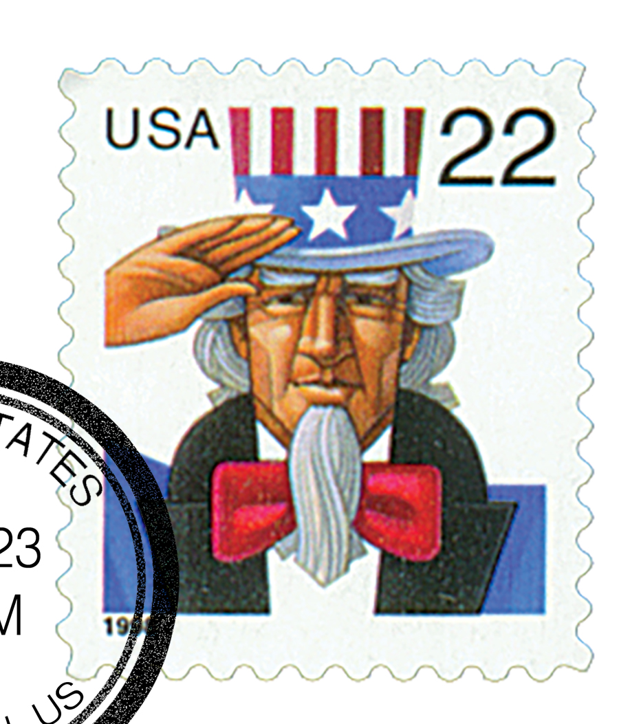 3259 - 1998 22c Uncle Sam - Mystic Stamp Company