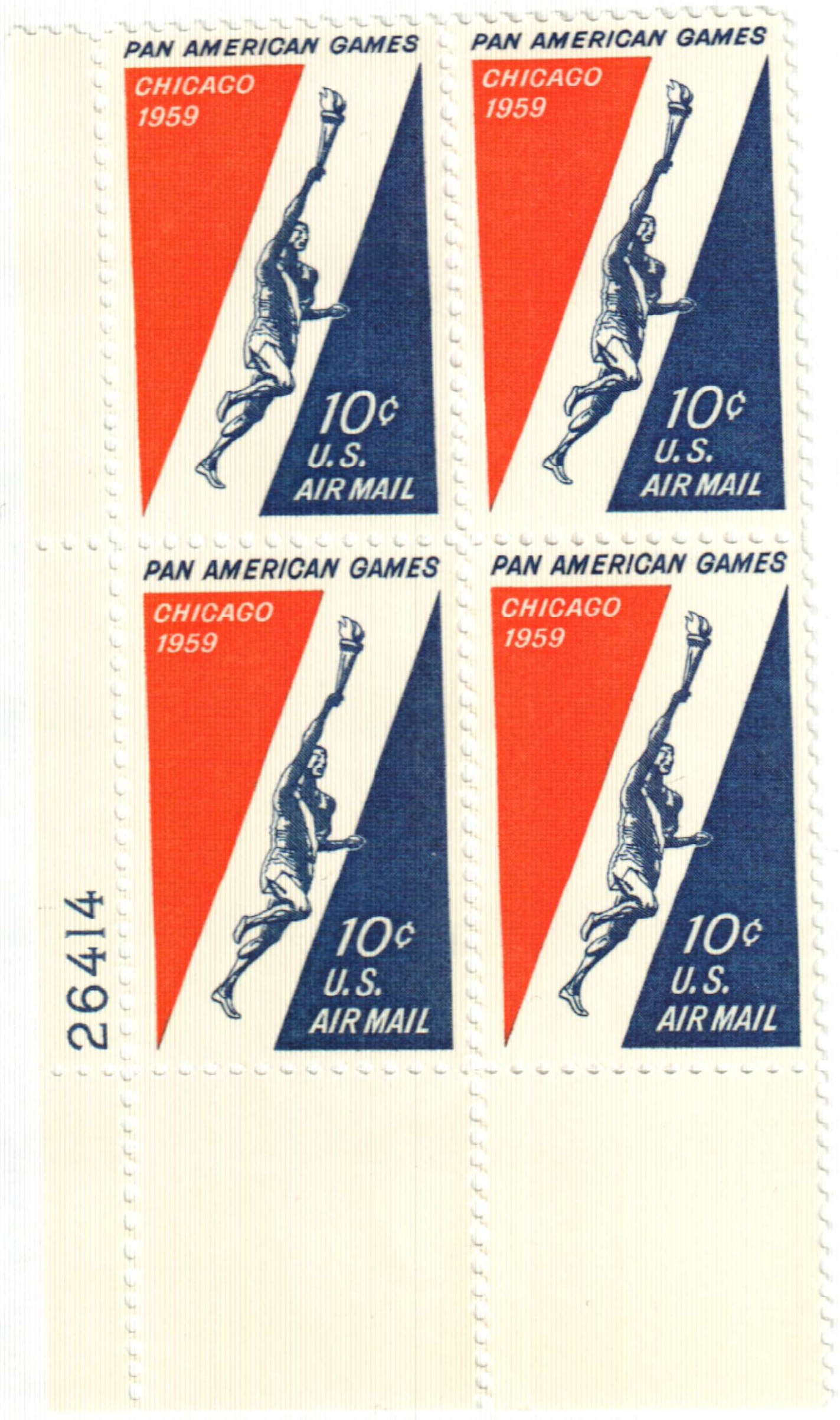 C56 - 1959 10c Pan-American Games - Mystic Stamp Company