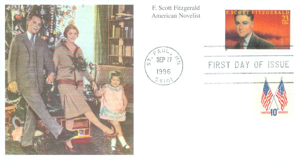 3104 - 1996 23c Literary Arts: F. Scott Fitzgerald - Mystic Stamp