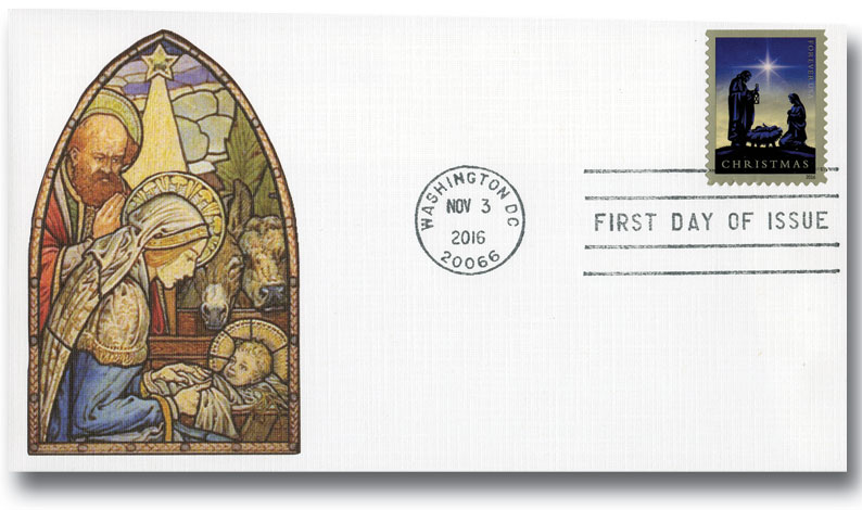 5144 - 2016 First-Class Forever Stamp - Traditional Christmas: Nativity -  Mystic Stamp Company