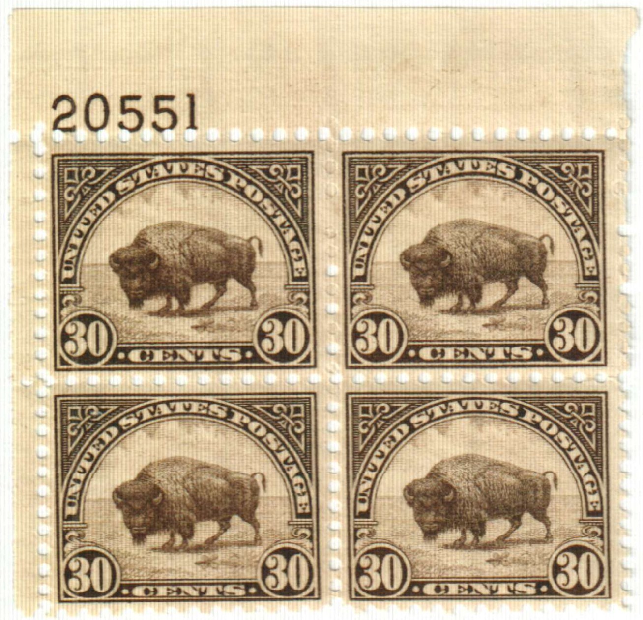 700 - 1931 30c Bison, brown - Mystic Stamp Company