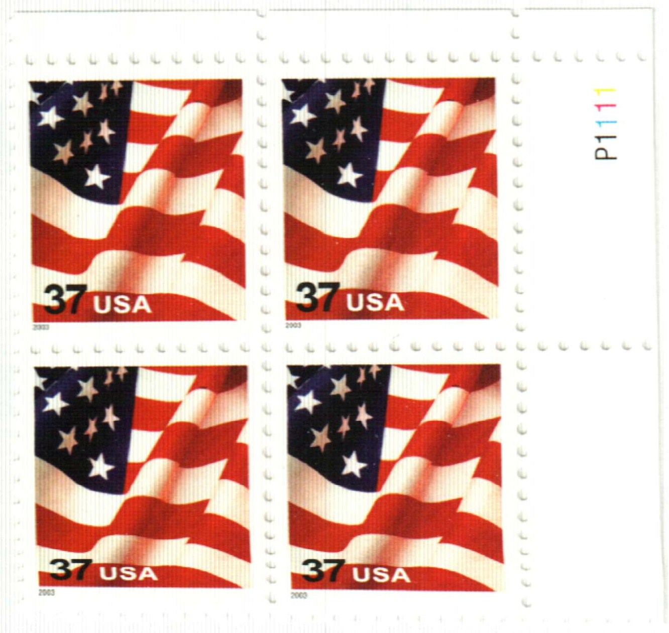 4129 41c Flag WA sheet stamp F-VF Mint NH (4129nh) Golden Valley