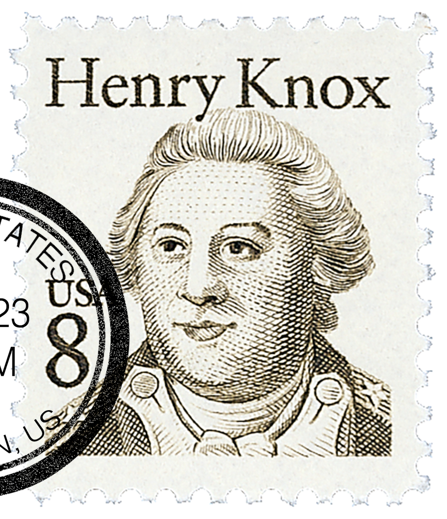 United States 8¢ General Henry Knox Postage Stamp #1851 MNH Full