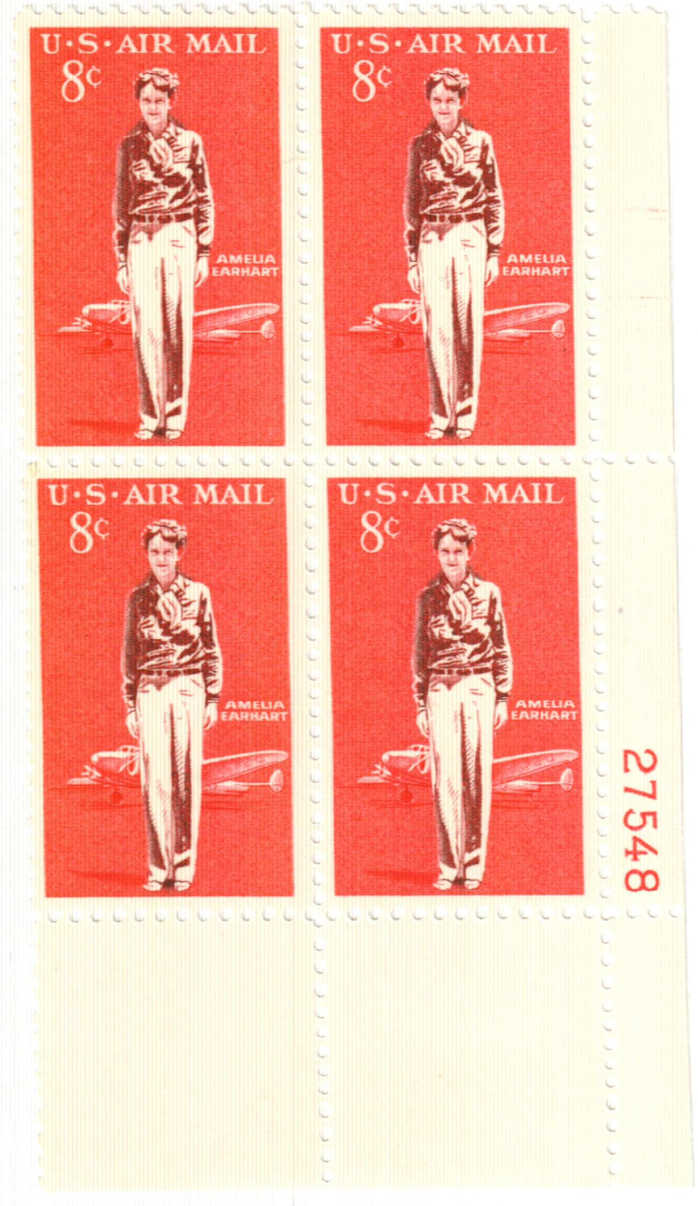 Amelia Earhart Postage Stamps — Little Postage House