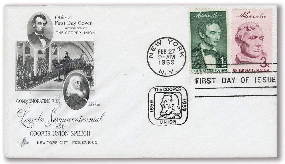 YS1959C - 1959 Complete Commemorative Year Set, 15 stamps - Mystic