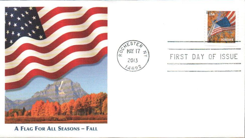 4559-60 - 2011 First-Class Forever Stamp - Lady Liberty and U.S. Flag  (Ashton Potter) - Mystic Stamp Company