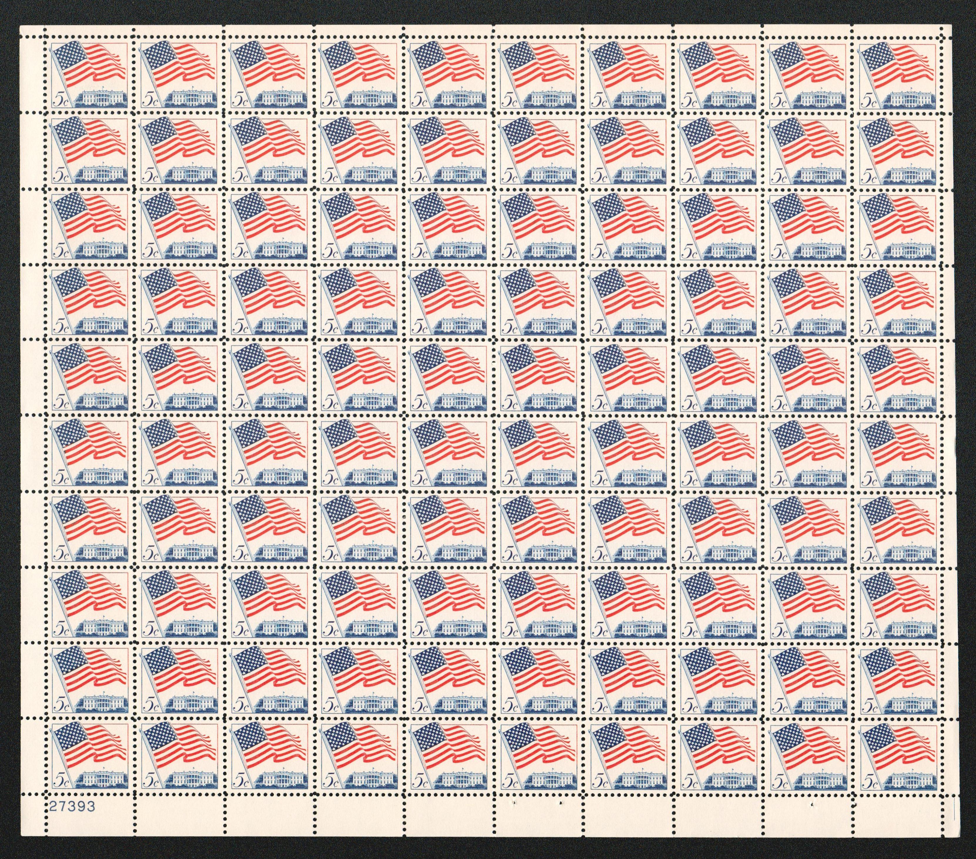 File:American Flag 5c 1963 issue U.S. stamp.jpg - Wikipedia