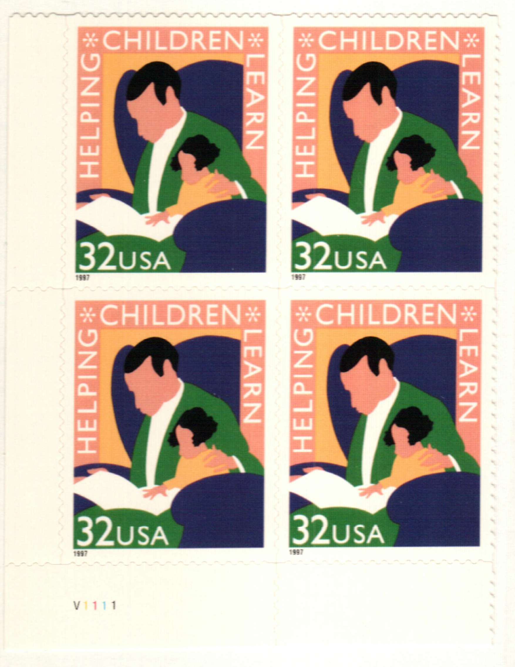3125 - 1997 32c Helping Children Learn - Mystic Stamp Company