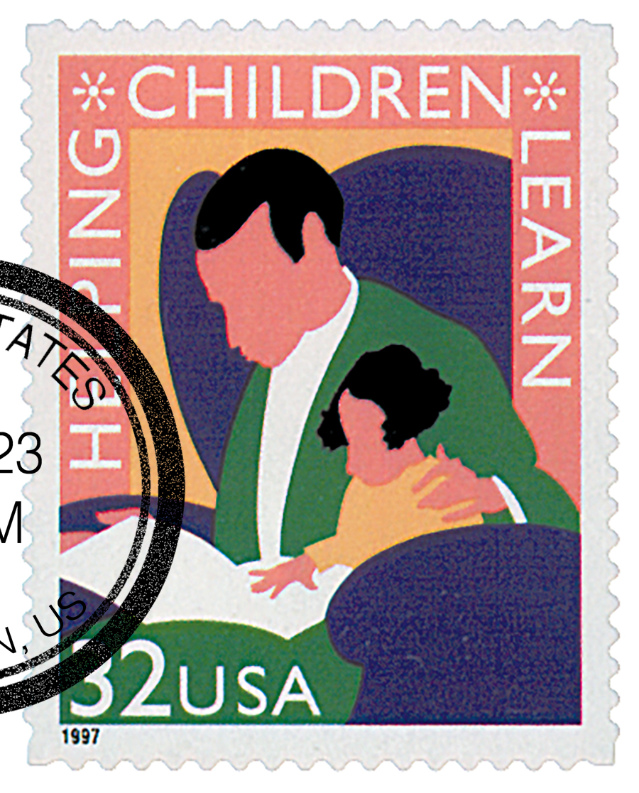 3125 - 1997 32c Helping Children Learn - Mystic Stamp Company