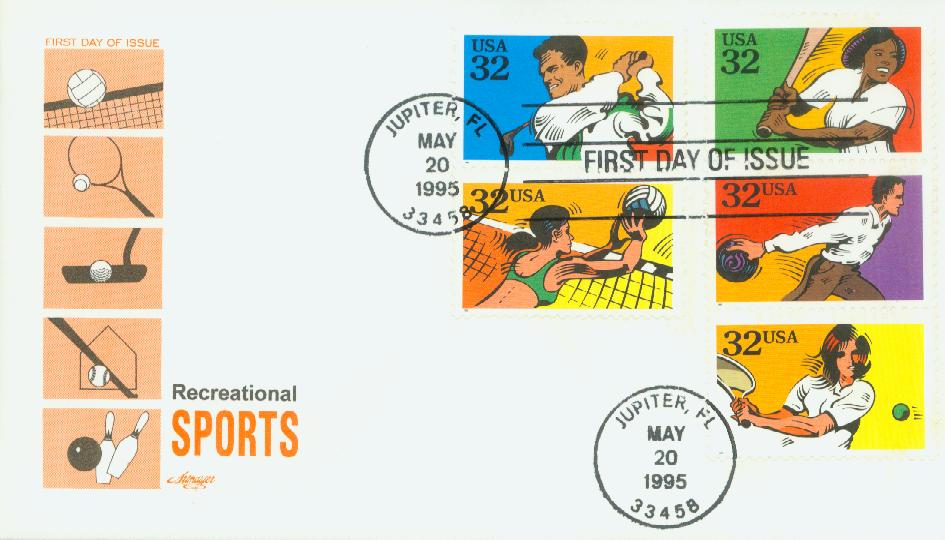 Xtreme Sports Sheet of 10-20 U.S. Stamps