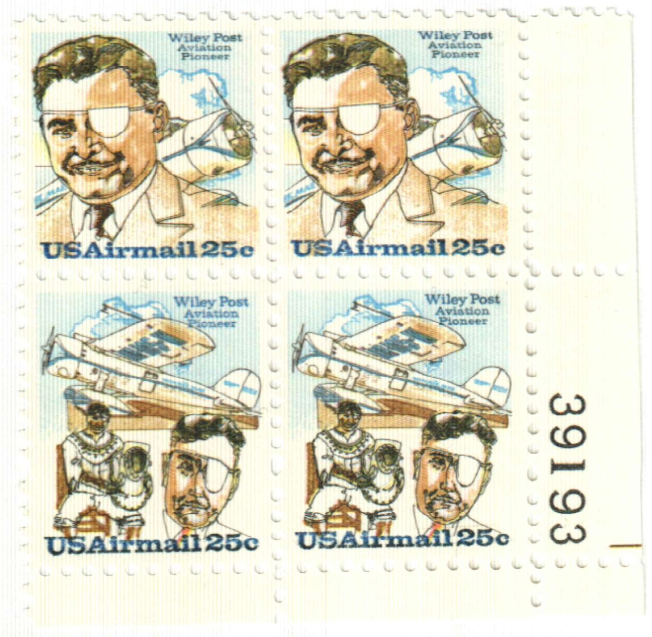 Wiley Post Postage Stamps — Little Postage House