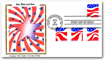 4774 - 2013 First-Class Forever Stamp - A Flag for All Seasons: Winter  (Sennett Security Products, coil) - Mystic Stamp Company