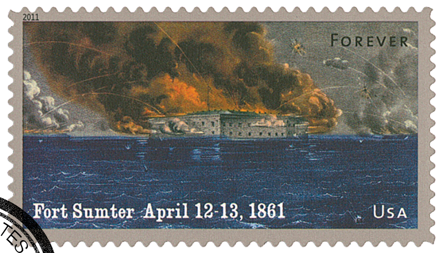 4522 2011 First Class Forever Stamp Civil War Sesquicentennial