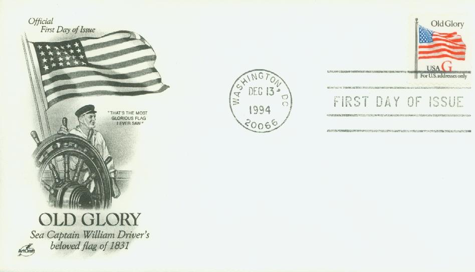 USPS STAMPS UNITED STATES FLAG OLD GLORY STAMP BOOKLET #08820002