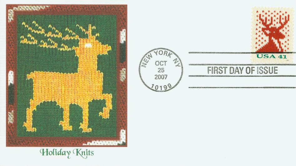 Three Booklets x 20 = 60 Of CHRISTMAS KNITS 41¢ US Postage Stamps. Sc  4211-4214